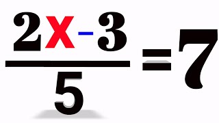 Solve 2x35 7 [upl. by Azilanna12]