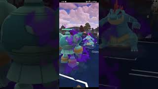 SHADOW GIGALITH MAKES A SPECTACULAR SWEEP IN THE RETRO CUP gbl pokemongo [upl. by Cirenoj]