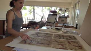 Deborah Nehmad Interview  The Laminated Print Origins and Process of ChineCollé [upl. by Llebanna]