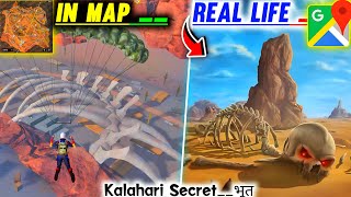 Free Fire  Kalahari Map Real life Place in Garena 😲 Ghost [upl. by Dahij153]