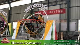 Human Gyroscope Rides for Sale Sinorides [upl. by Nitsej584]