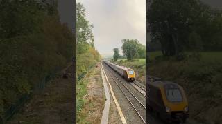 Trains at UNSTONE DERBYSHIRE 20924 2x voyagers on a PlymouthEdinburgh [upl. by Farrica]