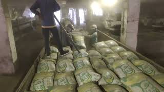 Cement Loading in sager cement factory by Raju Truck Vlogs [upl. by Theresa]