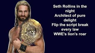 Seth Rollins AI Theme quotArchitectquot  Lyrics [upl. by Iney]