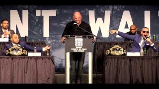 UFC 205 Alvarez vs McGregor Full New York Press Conference [upl. by Peper]