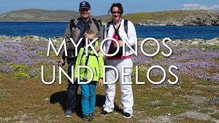 Kreuzfahrt östliches Mittelmeer mit MSC Poesia 2017  Mykonos und Delos [upl. by Adnamahs]