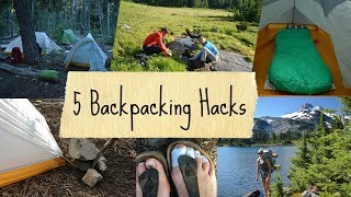 5 Backpacking Hacks [upl. by Maleki]