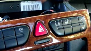 Mercedes w203 radio and storage cubby removalreplacement [upl. by Avert]