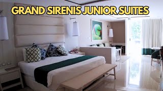 Grand Sirenis Riviera Maya Room Tour Deluxe Junior Suite  Swim Up Suite Tour [upl. by Yellat]