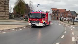 Brandweer Zonnebeke A431 op weg naar dringende interventie [upl. by Adlemi832]