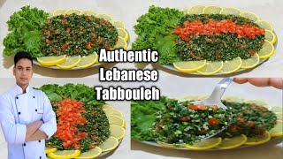 Authentic Lebanese Tabbouleh Tabbouleh Arabic Arabic Healthy salad [upl. by Dibbrun176]