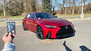 2024 Lexus IS 350 F Sport Start Up Exhaust Test Drive Walkaround POV and Review [upl. by Atiuqet358]