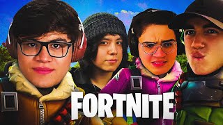 ELMARIANA BASADO Aldogeo Juega Fortnite con Quackity ElMariana y Roier [upl. by Oigolue]