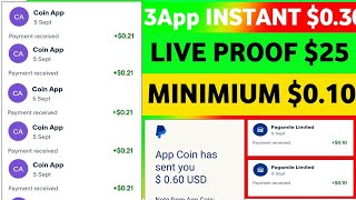 Top 3 PayPal Earning Apps  Best PayPal Earning App 2027  Make Money Online  Free PayPal Money App [upl. by Ybot]