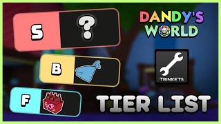 TRINKET TIERLIST  Dandys World Roblox [upl. by Aicinat]