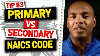 Primary vs Secondary NAICS Code  Naics Codes Explained  Eric Coffie [upl. by Lello365]