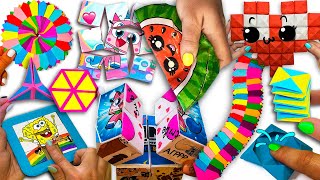 10 DIY Paper TOYS Antistress I 10 крутых АНТИСТРЕСС ИГРУШЕК из бумаги Cвоими руками [upl. by Ddal]