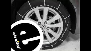 etrailer  Will the Glacier Cable Tire Chains Fit Your 2012 Honda Civic [upl. by Winograd]