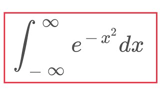 Gaussian Integral [upl. by Finley]