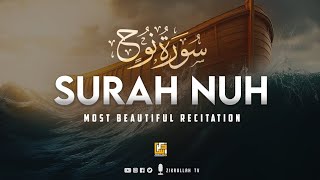 Surah An Nooh Full II By Sheikh Shuraim With Arabic Text HDSurat nuh full💓💓💯 [upl. by Ihtak425]