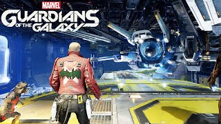 Marvels Guardians Of The Galaxy Gameplay PS5  New Exploration Combat amp Ship Footage Gotg game [upl. by Ydnes]