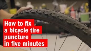 How to fix a bicycle tire puncture in five minutes  Time Out London [upl. by Evol803]