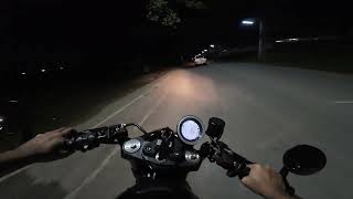 ride in the night ducati scrambler cafe racer [upl. by Feldman]