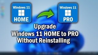 How to Upgrade Windows 11 Home to Pro Without Reinstalling [upl. by Edlitam]