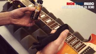 Fretboard Cleaning amp Conditioning  Music Nomad  F One Oil [upl. by Glogau]