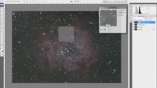 Astrofotografie Tutorial Teil 32 Photoshop Sternmaske und Hochpassfilter Dunkelnebel Staubbänder [upl. by Nairbal]