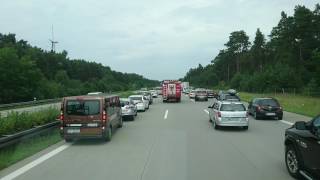 Einsatzfahrt Verkehrsunfall mit Personen auf der BAB10 [upl. by Eiboh]