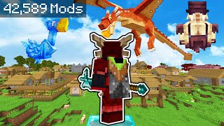 Puse TODOS los MODS que EXISTEN a MINECRAFT✌️ PARTE 6 [upl. by Oibirot276]