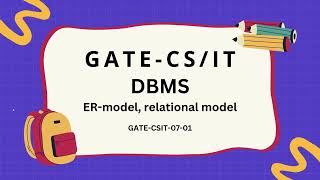 GATE CSIT Quiz 100 Questions on Database Management Systems ERModel Relational Model  Entrance [upl. by Minnnie]