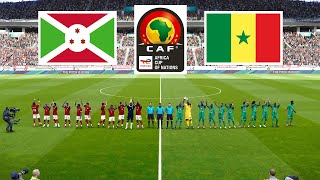 Burundi vs Senegal  AFRICA CUP OF NATIONS QUALIFICATION 2025 [upl. by Carmelia]