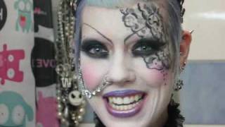 Goth make up tutorial 3 Gothic lace [upl. by Arytas277]