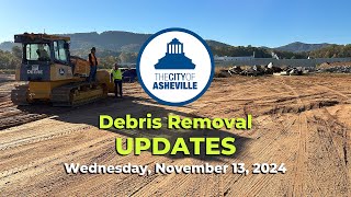 Debris Removal Updates  NOV 13 2024  County Briefing [upl. by Cattan]