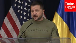 BREAKING NEWS Ukraines Zelensky Calls For More Aid In War With Russia During Washington DC Visit [upl. by Ravilob413]