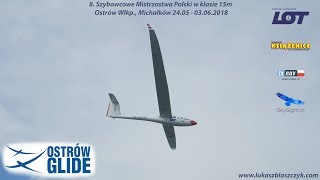 8SMP w klasie 15m Ostrów Wlkp 2405  03062018 Ostrow Glide [upl. by Eked484]