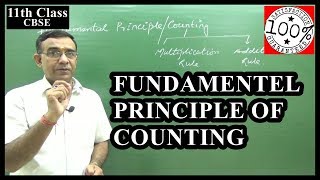 Class 11 Maths fundamental principle of counting permutations and combinations cbse 2021 Q3 [upl. by Rickey]