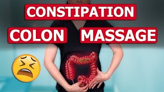 How to Massage Out Your Stuck Poop  FIX CONSTIPATION [upl. by Bresee]