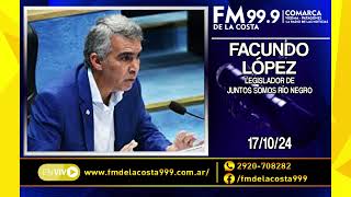 Facundo López  FM DE LA COSTA 999  141024 [upl. by Hillhouse]