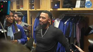 Dodgers postgame Teoscar Hernández says Andy Pages is made for big moments [upl. by Schnapp894]