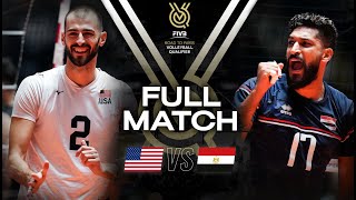 🇺🇸 USA vs 🇪🇬 EGY  Paris 2024 Olympic Qualification Tournament  Full Match  Volleyball [upl. by Nhguav940]