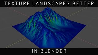 How to Texture Landscapes Better  Hypha  Blender Tutorial [upl. by Peacock112]