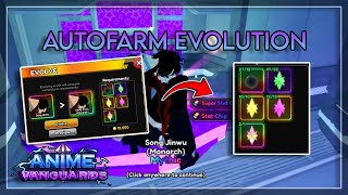 How To AFK Farm EVOLUTION No macro file  Anime Vanguards [upl. by Arvie]