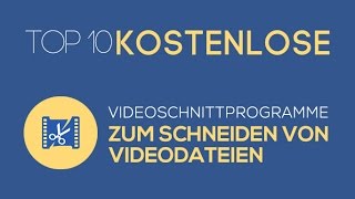 Die 10 besten kostenlosen Videoschnittprogramme für Windows amp Mac [upl. by Yroj209]