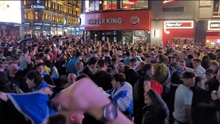 Lockdown is officially over  Scotland fans celebrate in London [upl. by Girardi]