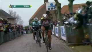 Fabian Cancellara attacks on the Oude Kwaremont [upl. by Joela]