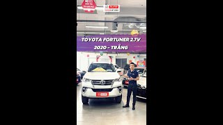 🚗 VIDEO REVIEW TOYOTA FORTUNER 27V 2020 MÀU TRẮNG [upl. by Ahsias]