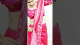 Navratri Special Perfect Saree Draping For Women  Step By Step Saree Draping Tutorial For Beginners [upl. by Ednyl]